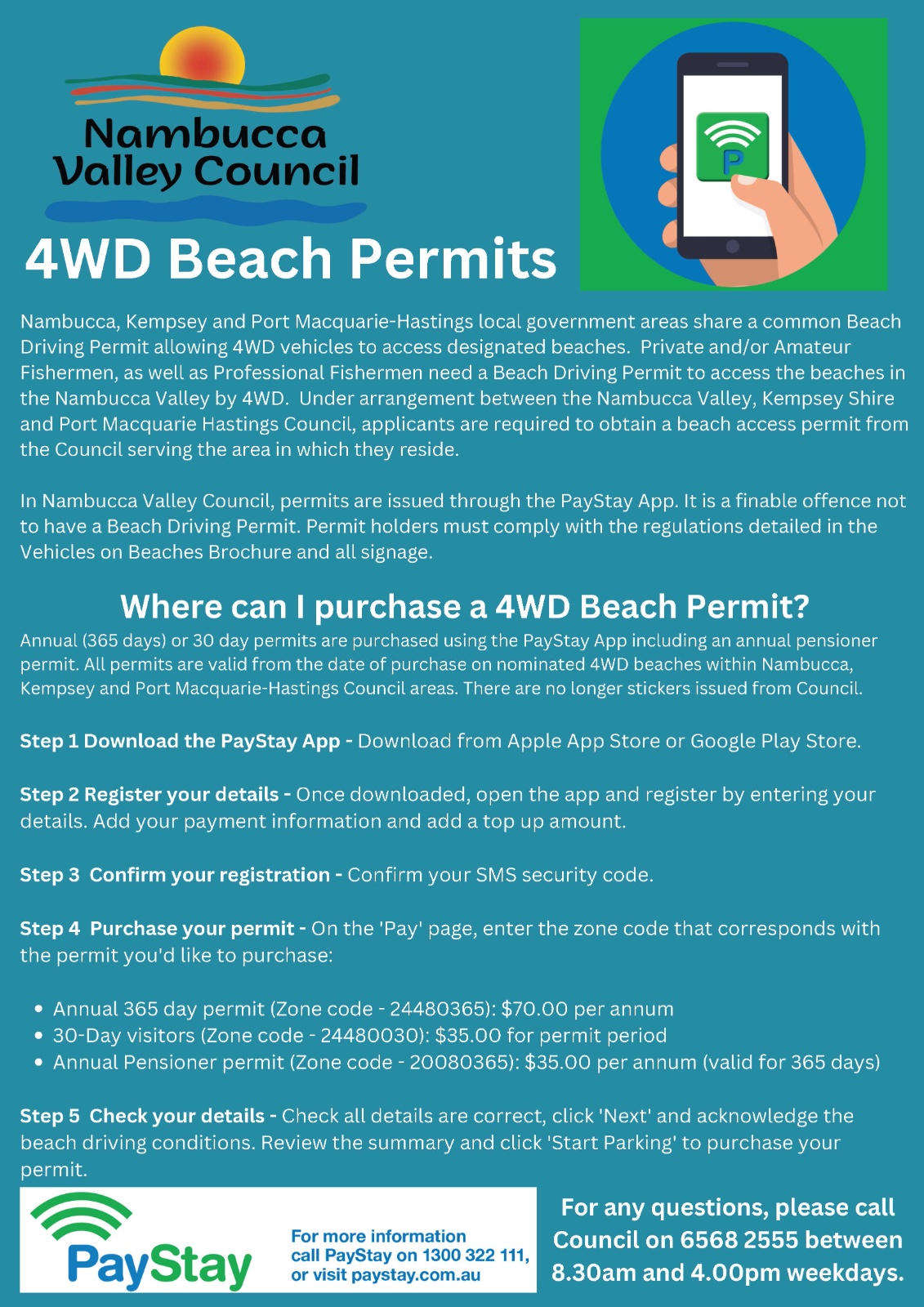 4WD Beach Permits Nambucca Valley Council   Nvc Beach Permit Flyer 2023 